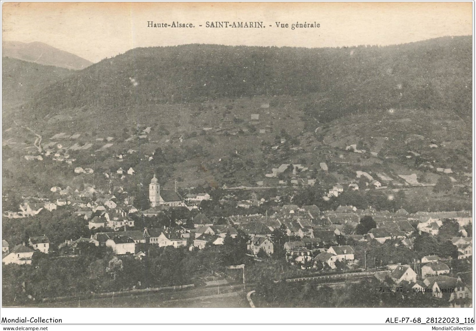 ALE2P7-68-0059 - Haute-alsace - SAINT-AMARIN - Vue Générale  - Saint Amarin