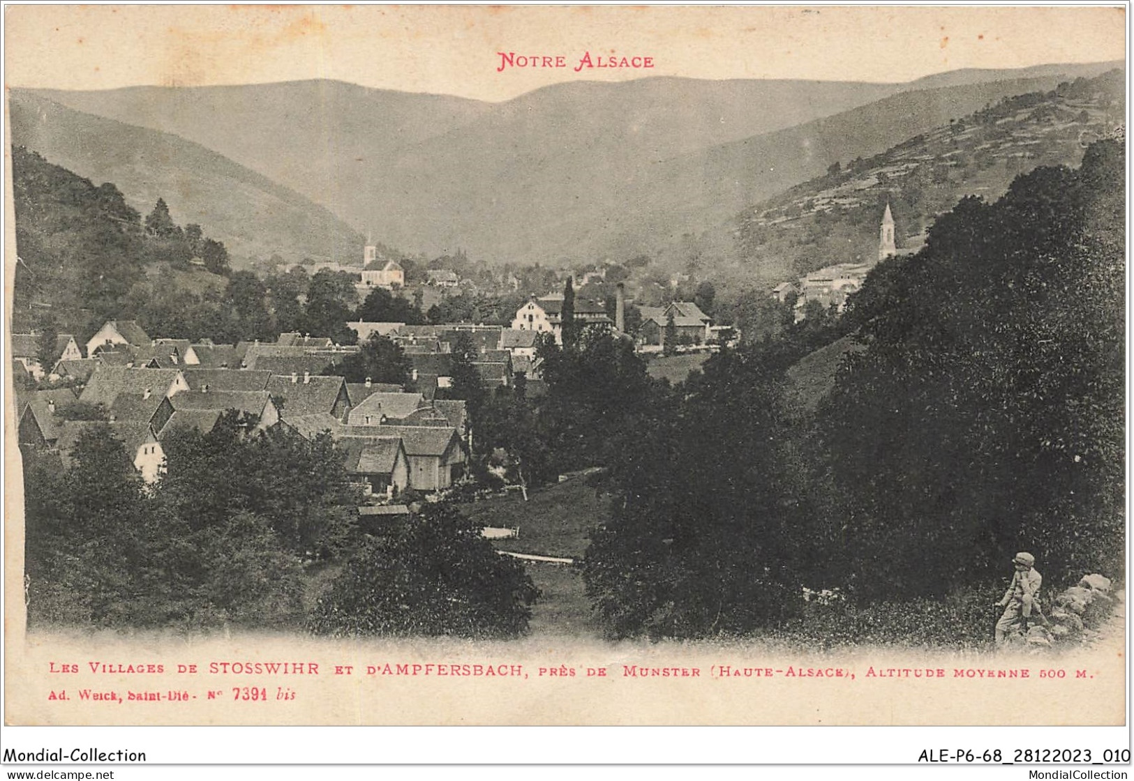 ALE1P6-68-0506 - Notre Alsace - Les Villages De - STOSSWIHR Et D'AMPFERSBACH - Près De Munster - Haute-alsace  - Colmar