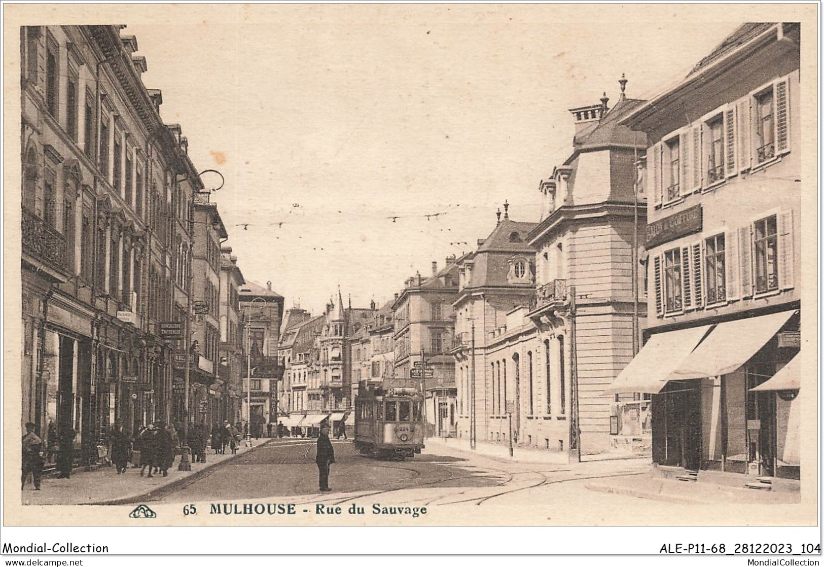 ALE2P11-68-0453 - MULHOUSE - Rue Du Sauvage  - Mulhouse