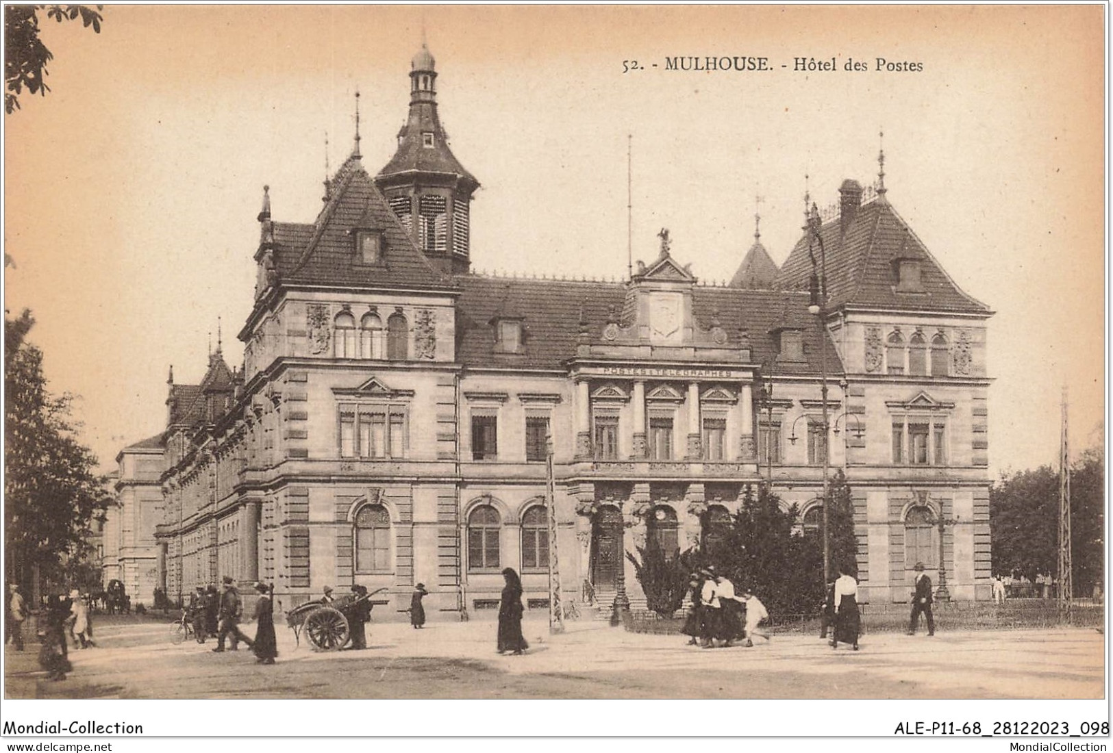 ALE2P11-68-0450 - MULHOUSE - Hôtel Des Postes  - Mulhouse
