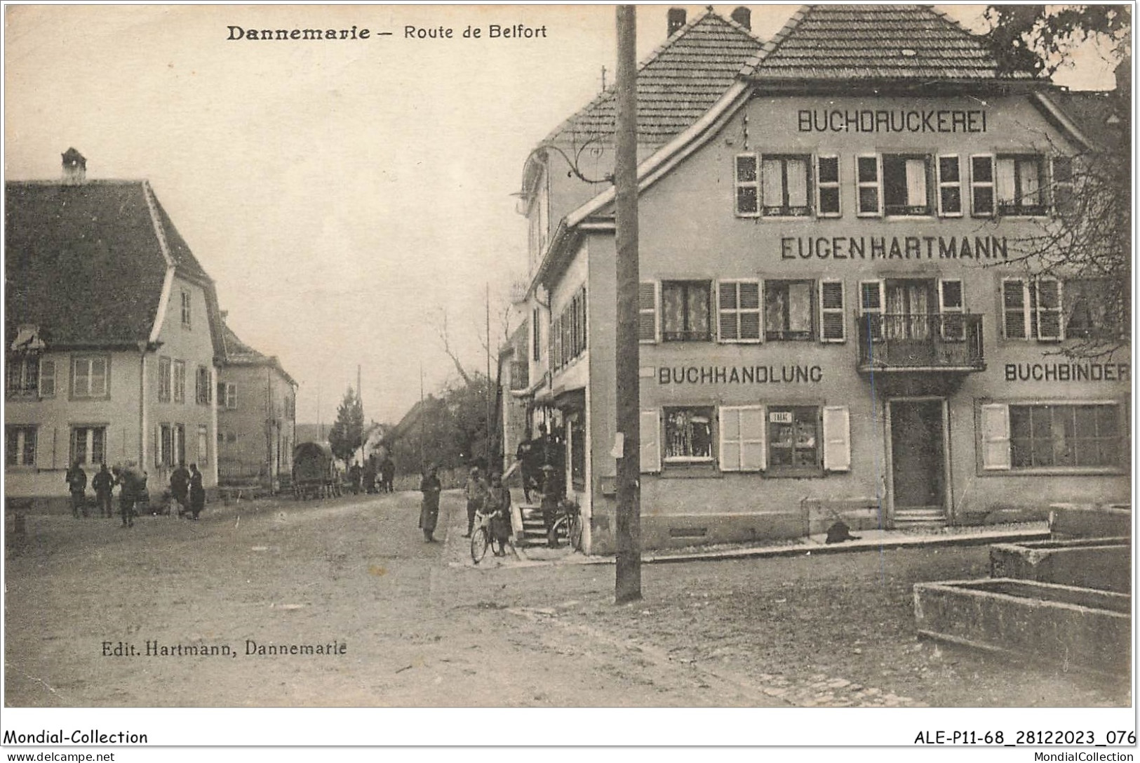 ALE2P11-68-0439 - DANNEMARIE - Route De Belfort - Dannemarie