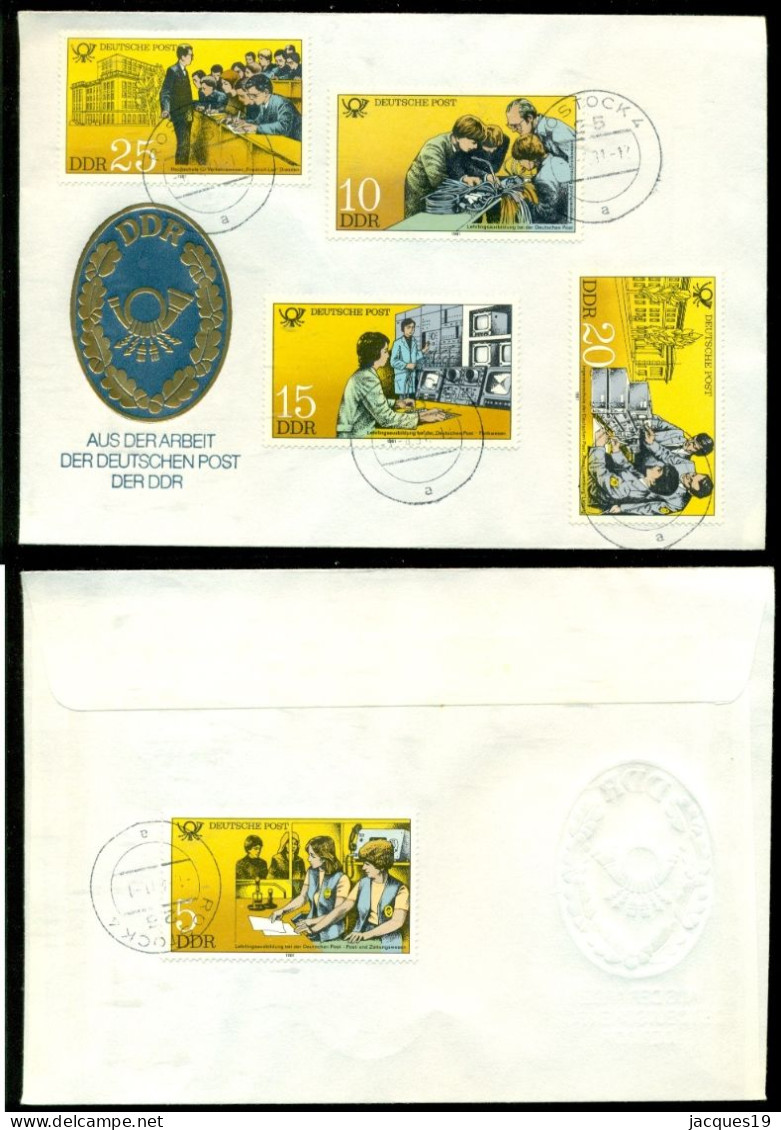 DDR 4 Fdc's 1964-1989 - Autres & Non Classés