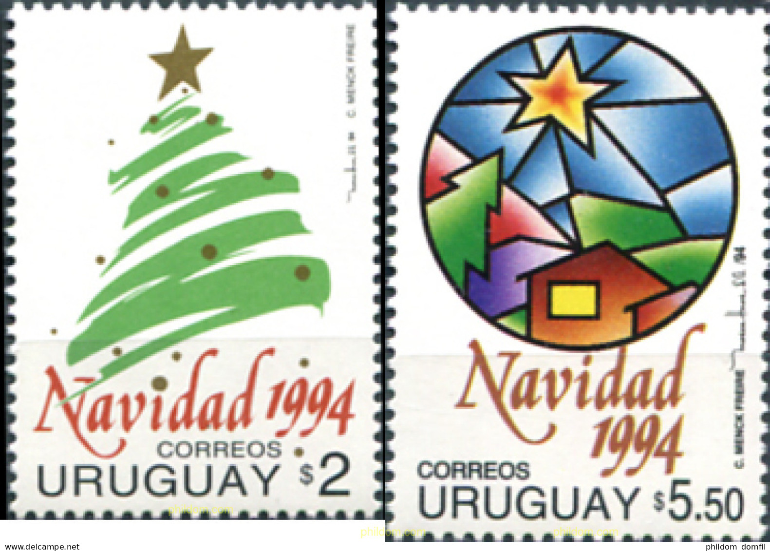 297438 MNH URUGUAY 1994 NAVIDAD - Uruguay