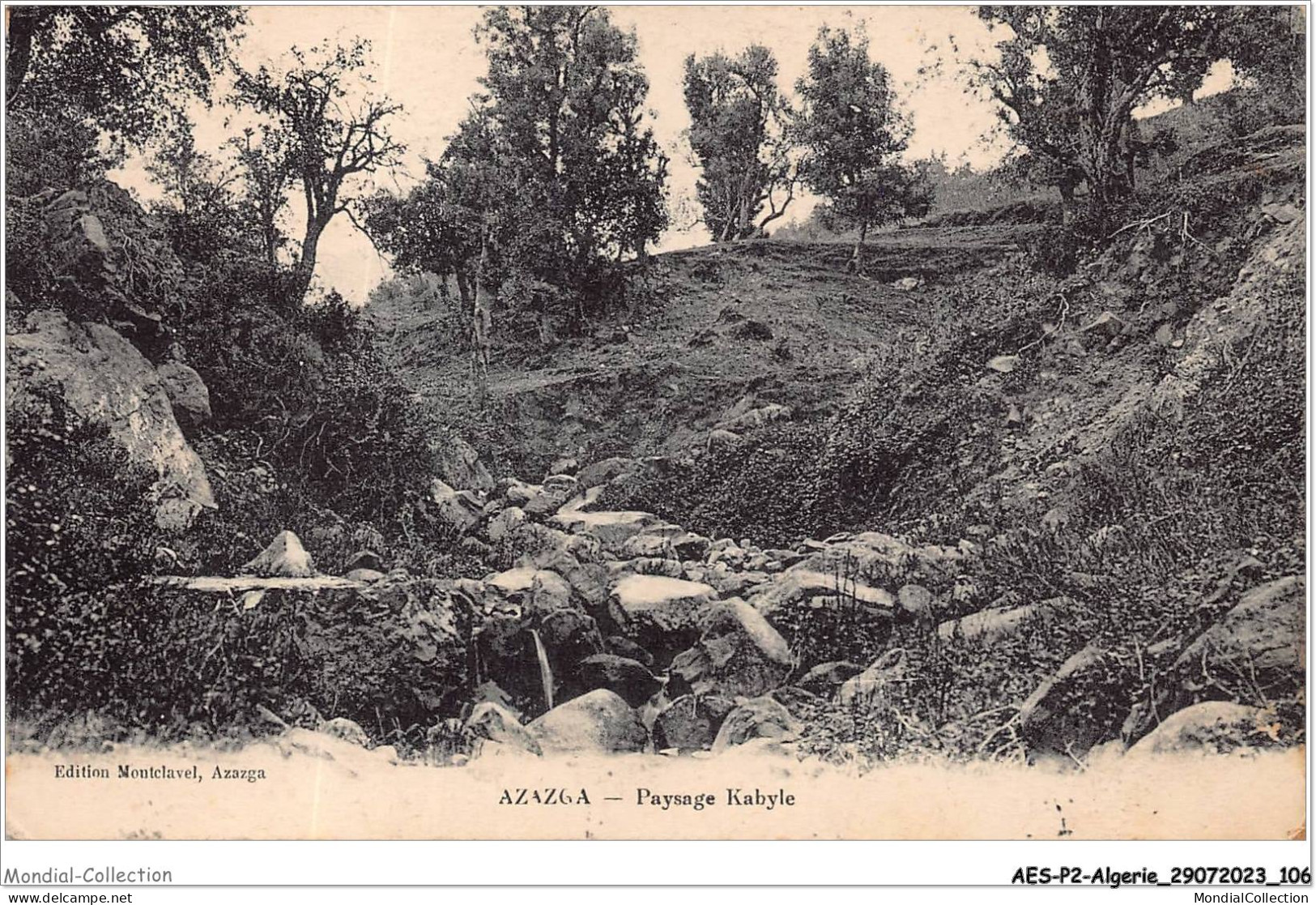 AESP2-ALGERIE-0155 - AZAZGA - Paysage Kabyle  - Sonstige & Ohne Zuordnung