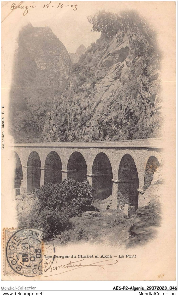 AESP2-ALGERIE-0125 - LES GORGES DU CHABET-EL-AKRA - Le Pont  - Altri & Non Classificati