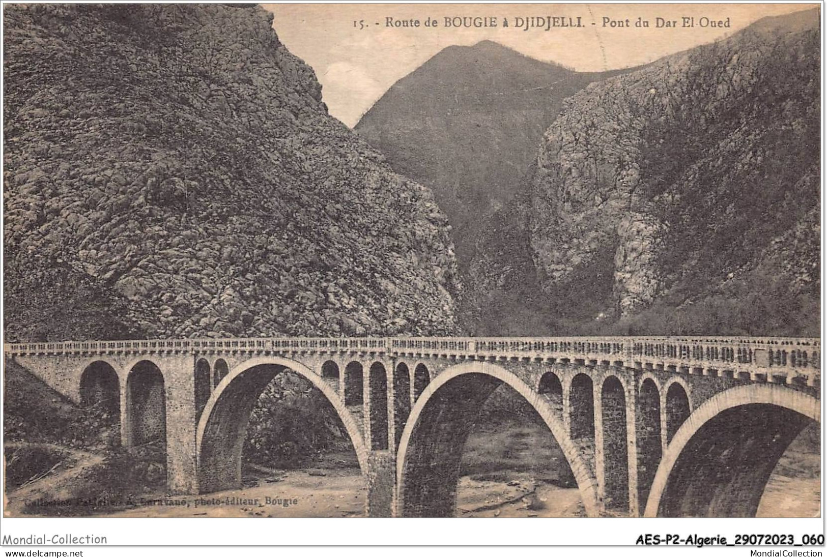 AESP2-ALGERIE-0132 - Route De BOUGIE à DJIDJELLI - Pont Du Dar El-oued  - Bejaia (Bougie)