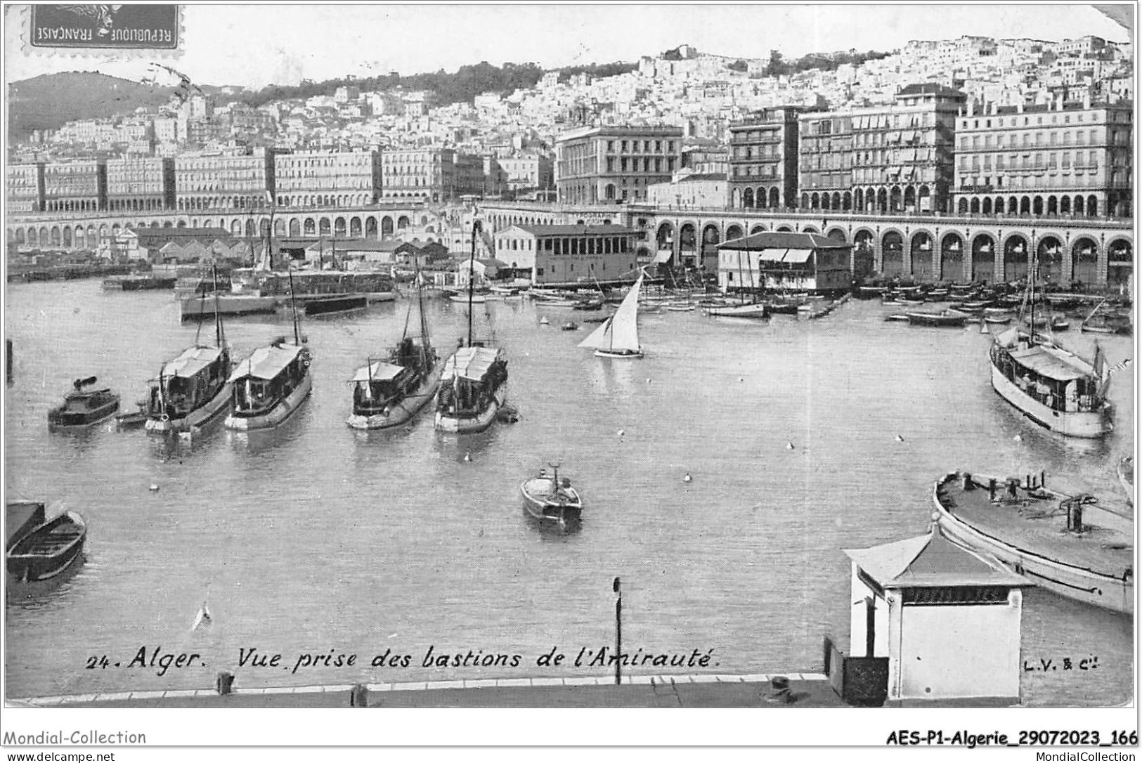 AESP1-ALGERIE-0084 - ALGER - Vue Prise Des Bastions De L'amirauté  - Algiers