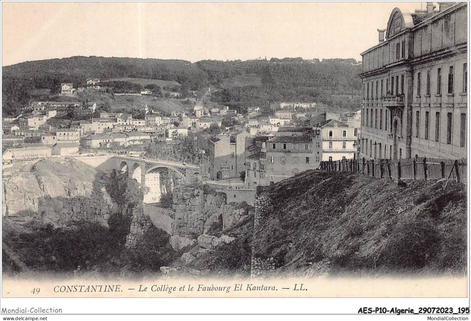 AESP10-ALGERIE-0977 - CONSTANTINE - Le Collège Et Le Faubourg El Kantara  - Constantine