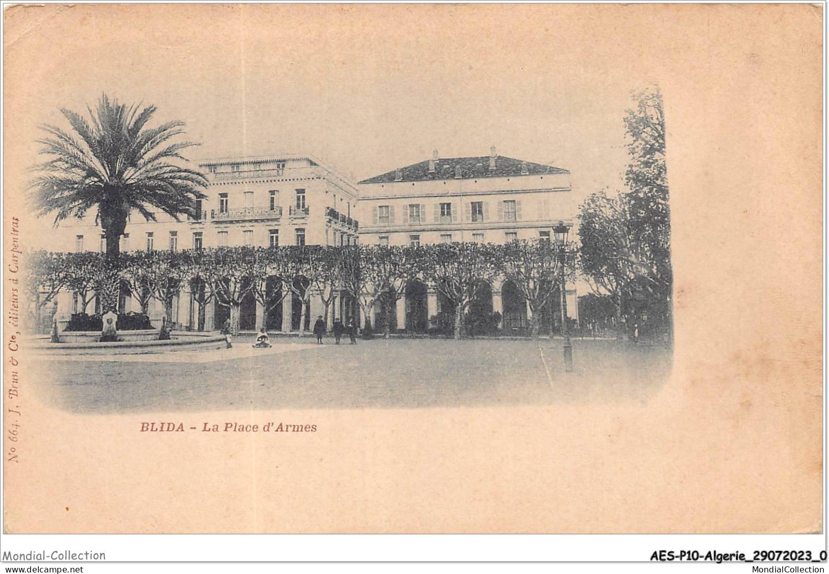 AESP10-ALGERIE-0879 - BLIDA - La Place D'armes  - Blida