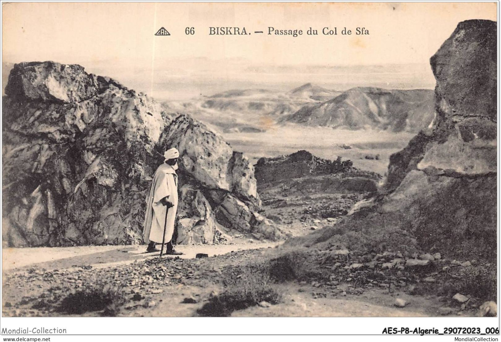 AESP8-ALGERIE-0682 - BRISKA - Passage Du Col De Sfa  - Biskra