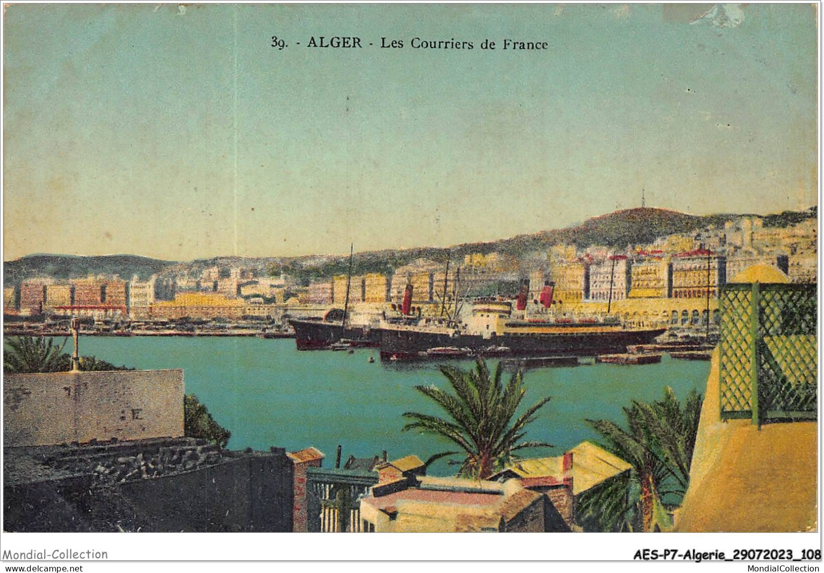 AESP7-ALGERIE-0627 - ALGER - Les Courriers De France  - Alger