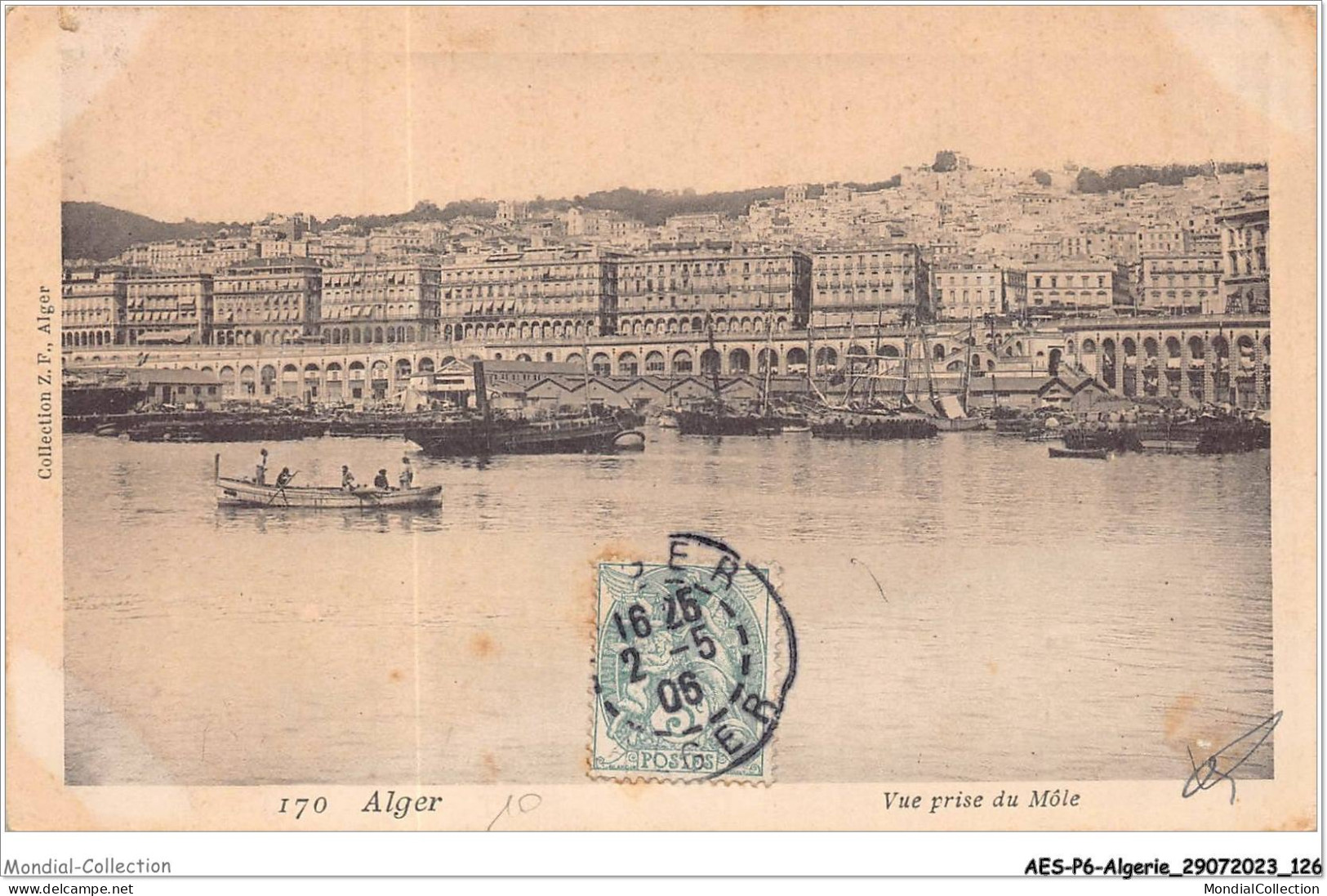 AESP6-ALGERIE-0552 - ALGER - Vue Prise Du Môle  - Algerien