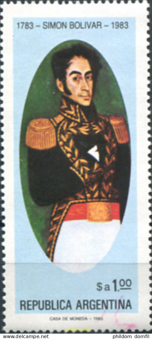 729780 MNH ARGENTINA 1983 BICENTENARIO DEL NACIMIENTO DE SIMÓN BOLIVAR - Nuovi