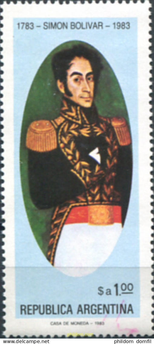 729780 MNH ARGENTINA 1983 BICENTENARIO DEL NACIMIENTO DE SIMÓN BOLIVAR - Unused Stamps