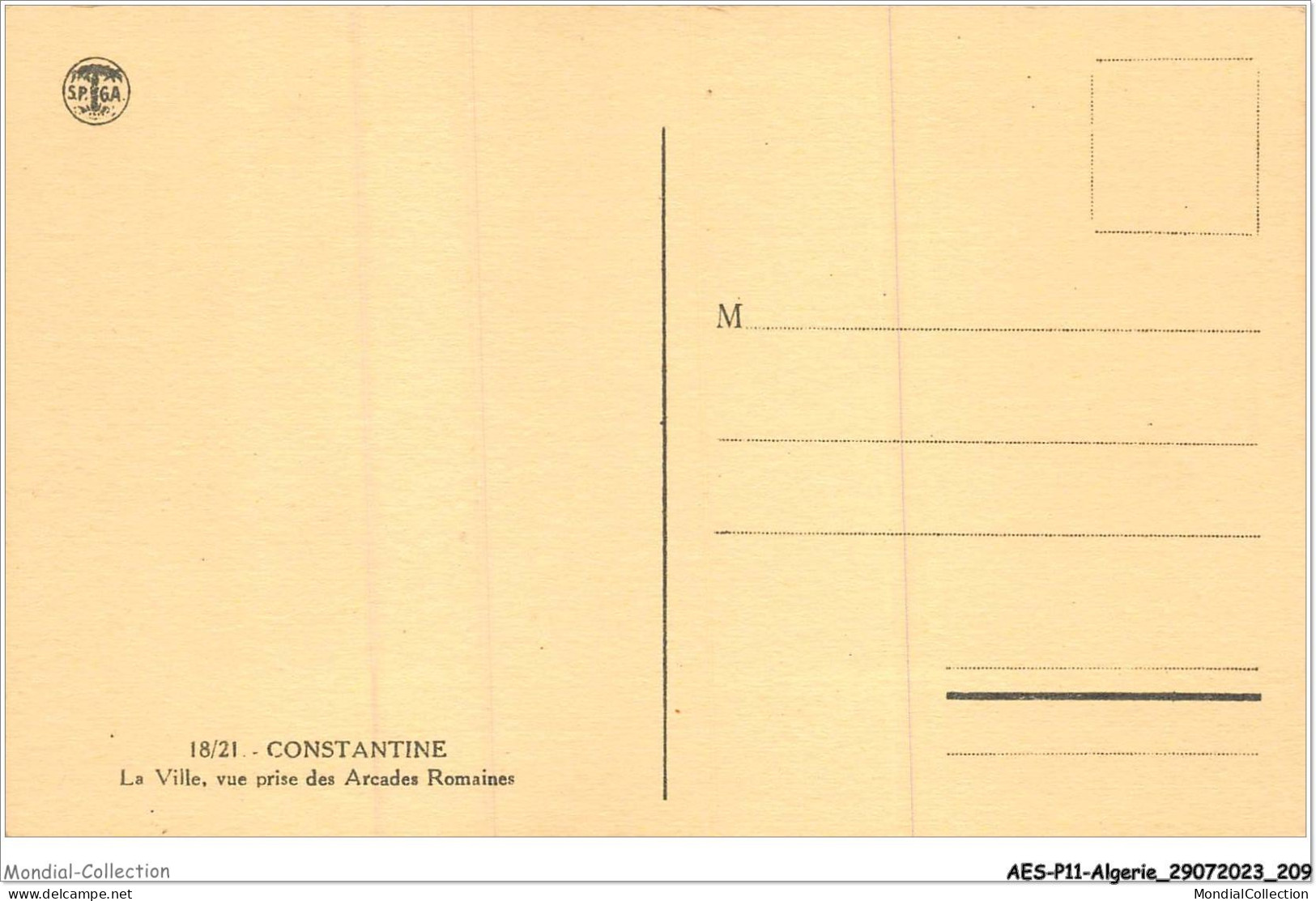 AESP11-ALGERIE-1086 - CONSTANTINE - La Ville - Vue Prise Des Arcades Romaines  - Constantine