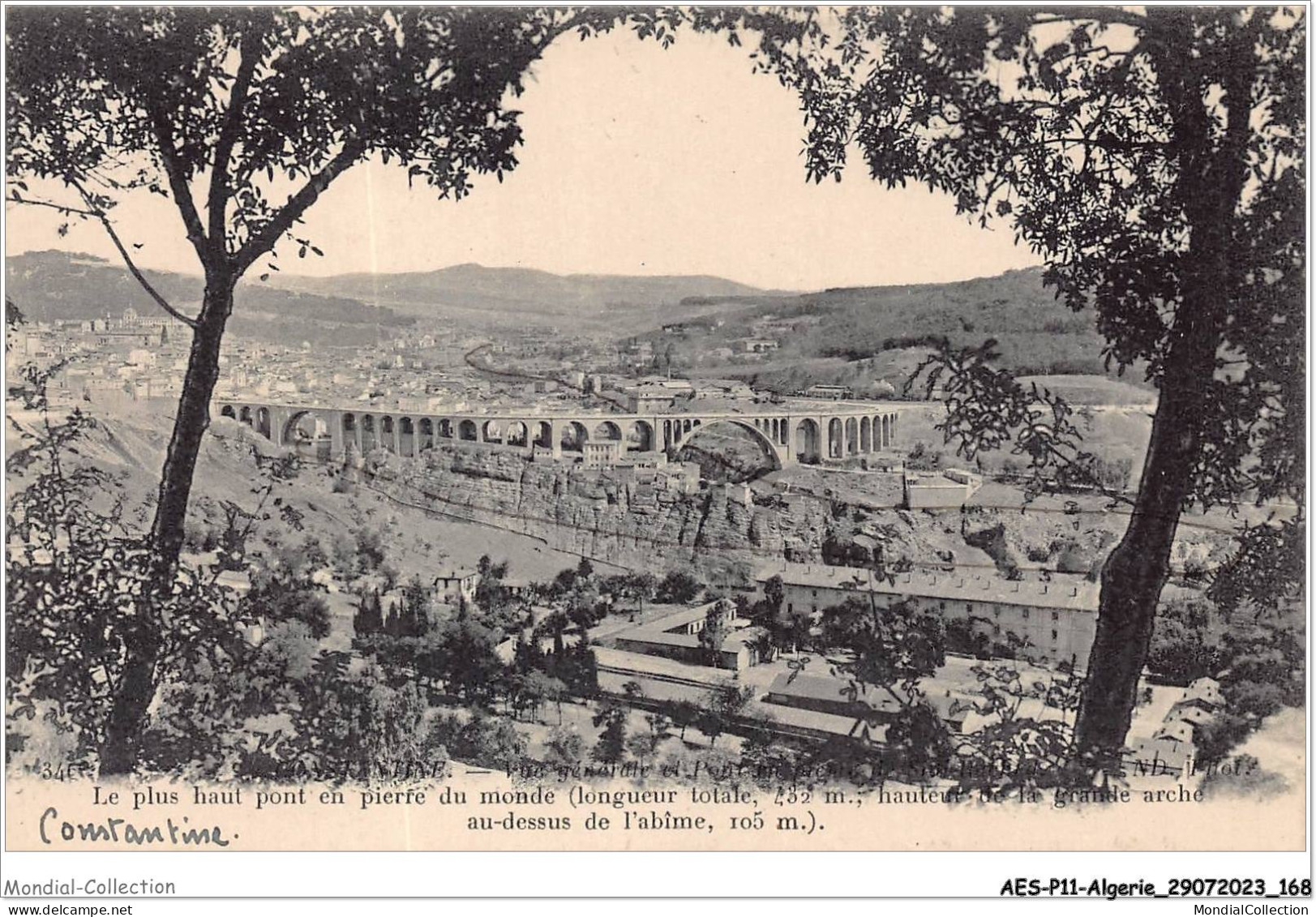 AESP11-ALGERIE-1066 - CONSTANTINE - Vue Générale Et Pont  - Constantine