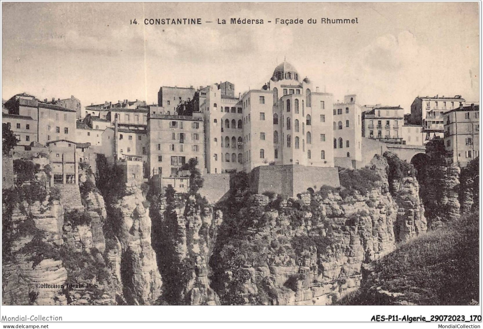 AESP11-ALGERIE-1067 - CONSTANTINE - La Médersa - Façade Du Rhummel  - Constantine