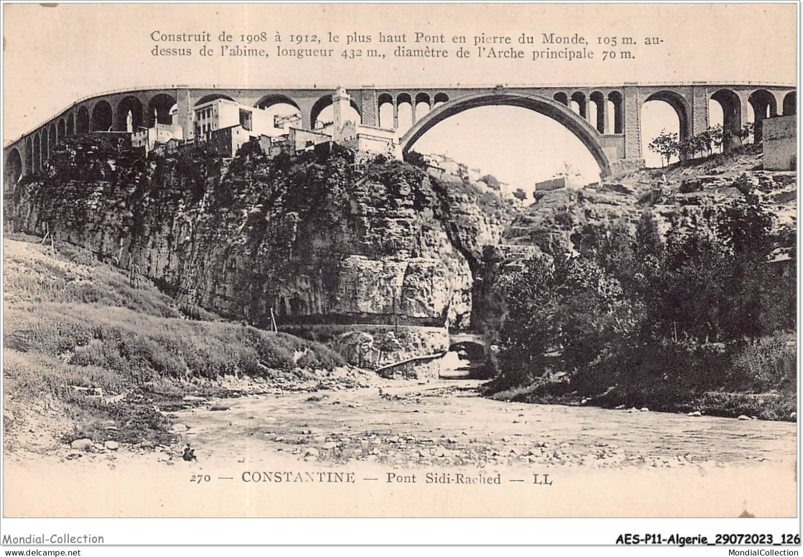 AESP11-ALGERIE-1045 - CONSTANTINE - Pont Sidi-rached  - Konstantinopel