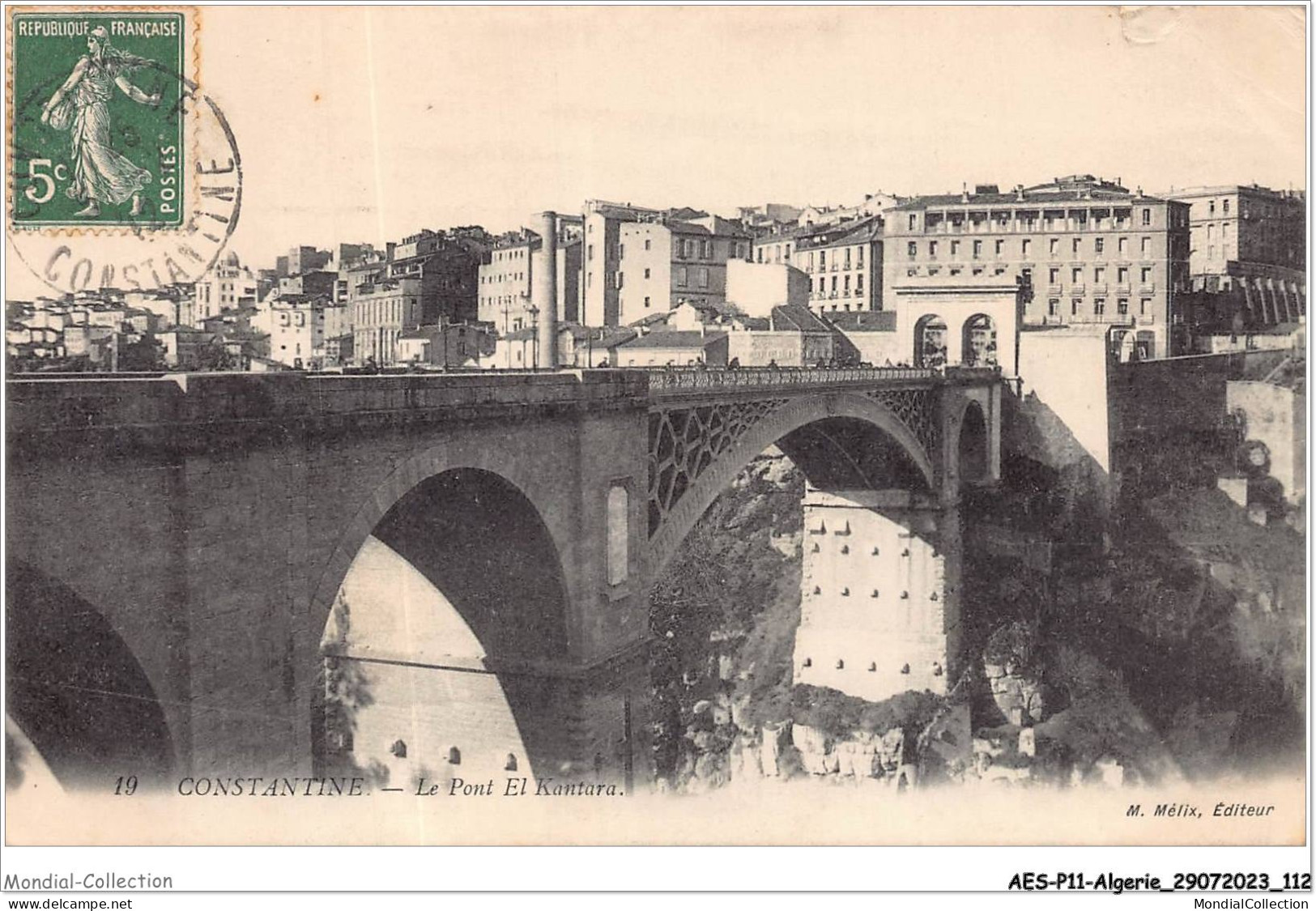 AESP11-ALGERIE-1038 - CONSTANTINE - Le Pont El Kantara  - Constantine