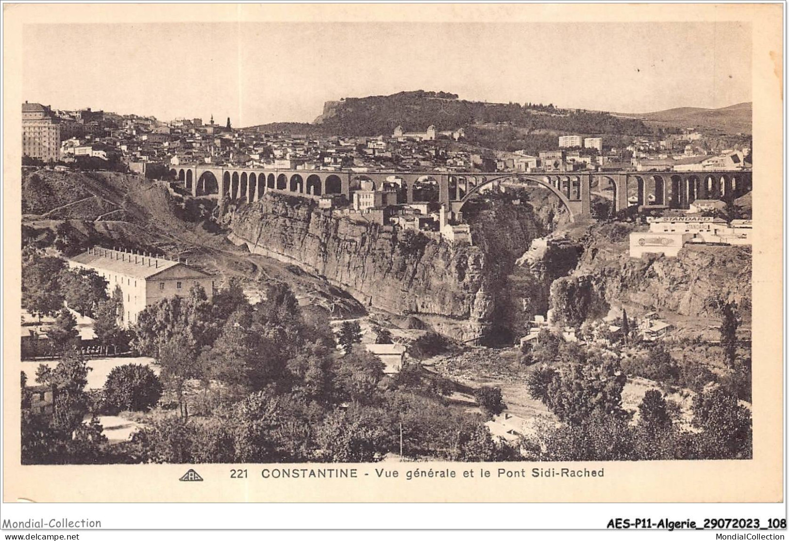 AESP11-ALGERIE-1036 - CONSTANTINE - Vue Générale Et Le Pont Sidi-rached  - Constantine