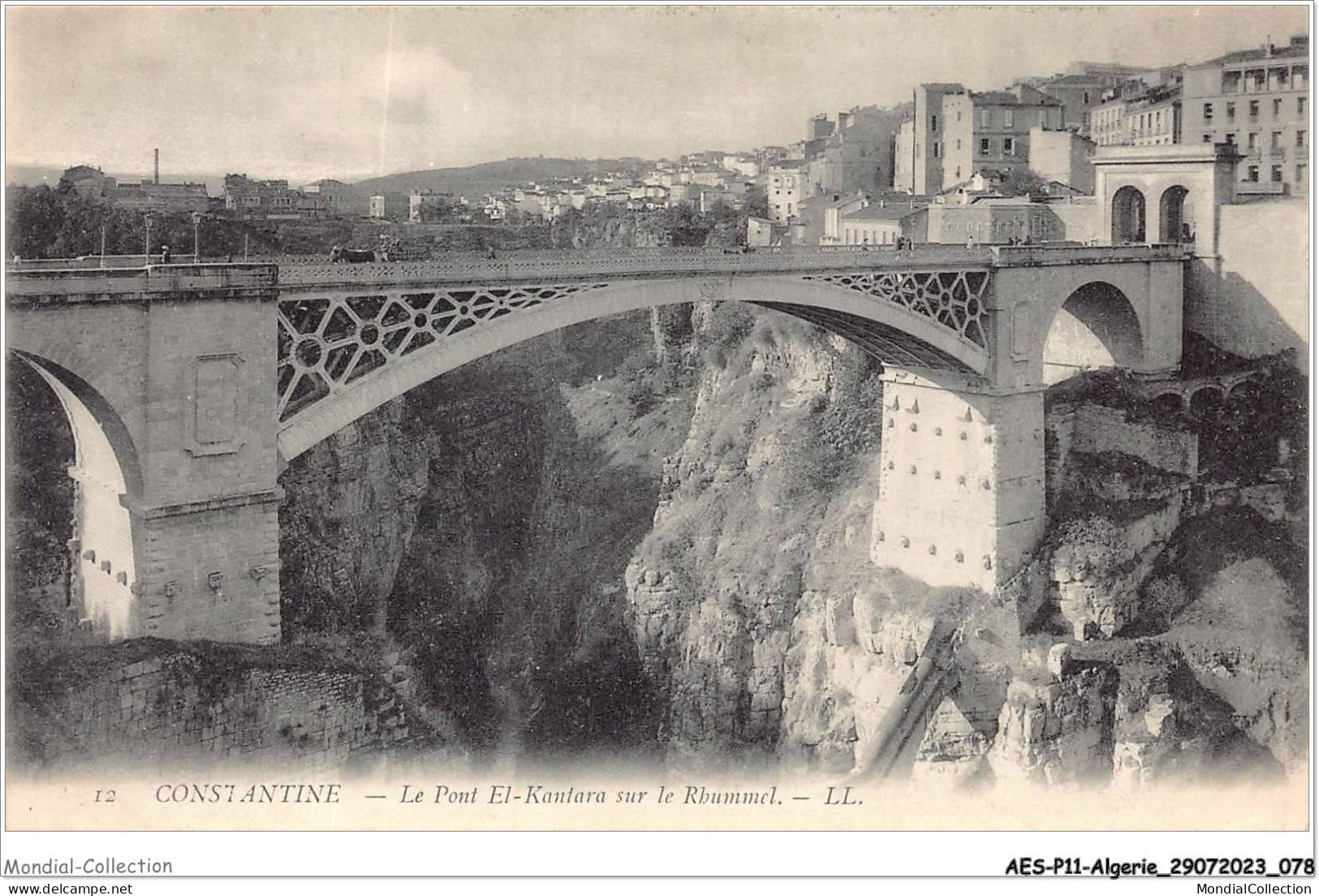 AESP11-ALGERIE-1021 - CONSTANTINE - Le Pont El-kantara Sur Le Rhummel  - Constantine