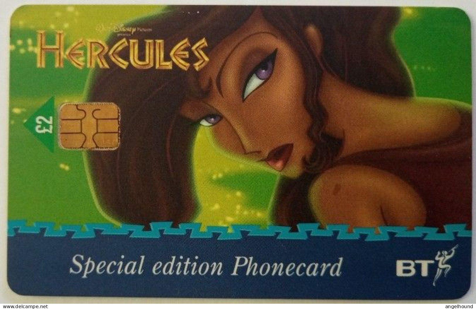 UK BT £2 Chip Card - Special Edition " Hercules " - BT Promotie