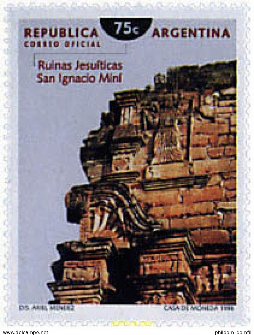 49979 MNH ARGENTINA 1998 MERCOSUR. PATRIMONIOS HISTORICOS - Ongebruikt