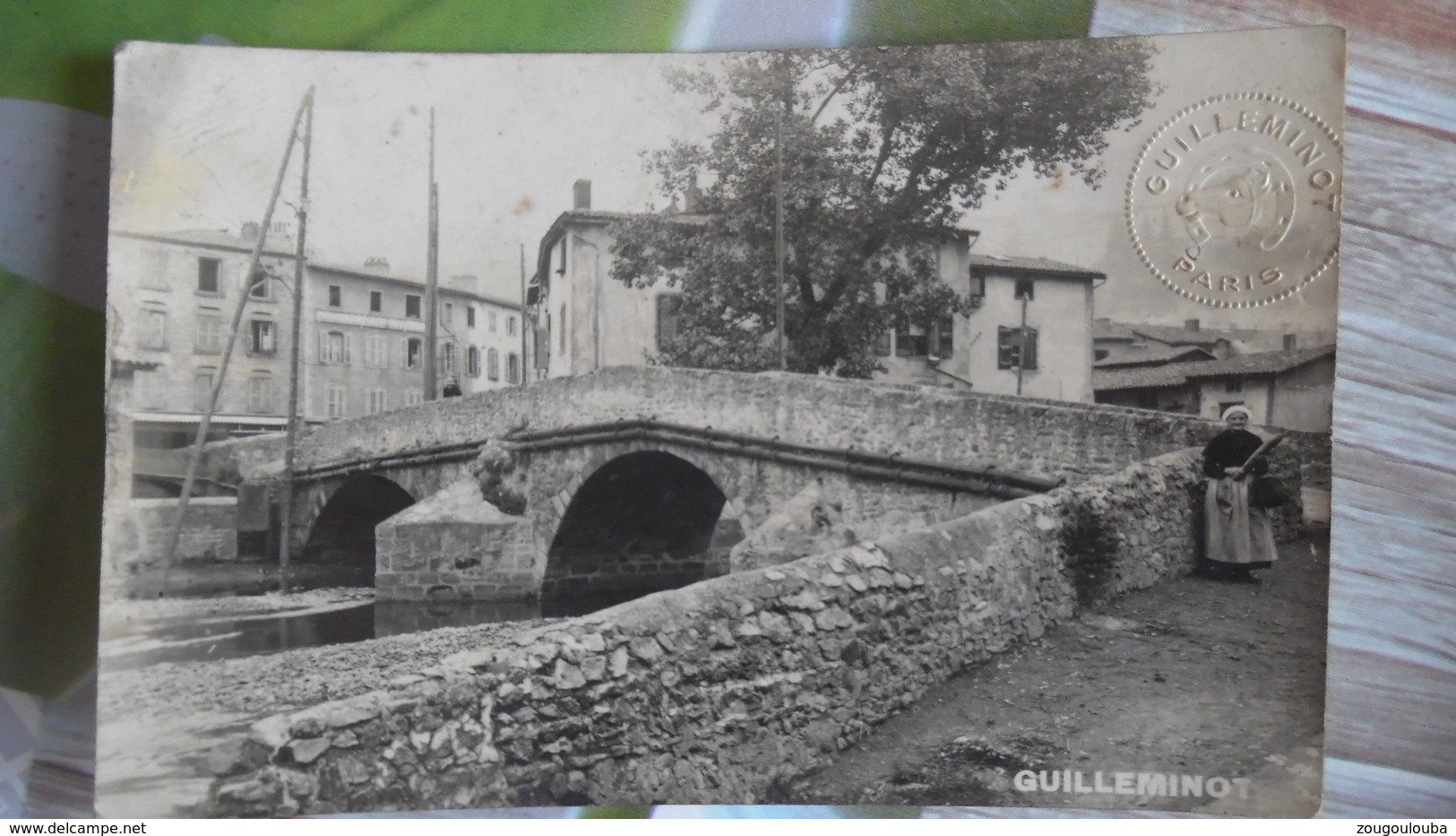 Carte Photo Guilleminot THIERS - Pont Du Montier - Thiers