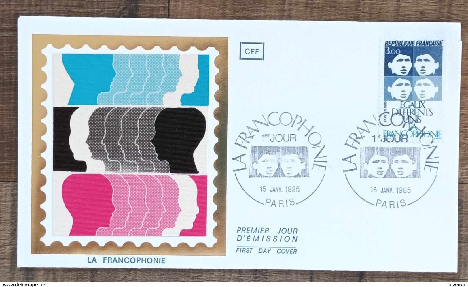 FDC 1985 - YT N°2347 - LA FRANCOPHONIE - PARIS - 1980-1989