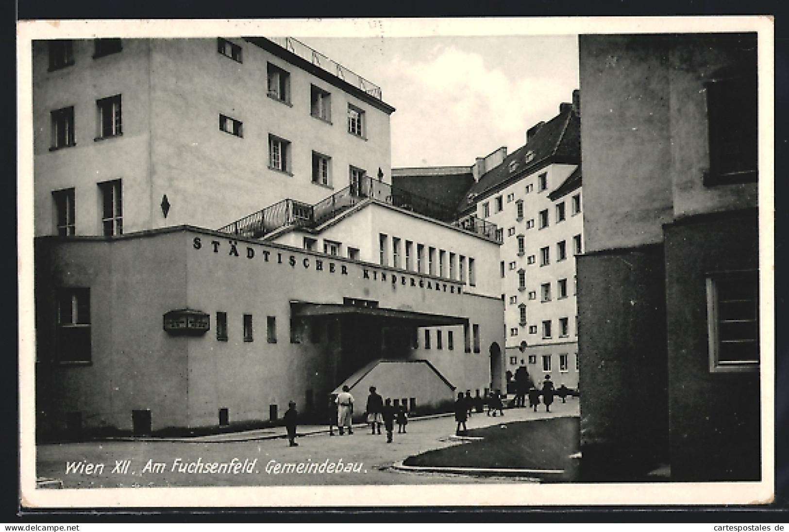 AK Wien, Am Fuchsenfeld, Gemeindebau, Städtischer Kindergarten  - Other & Unclassified