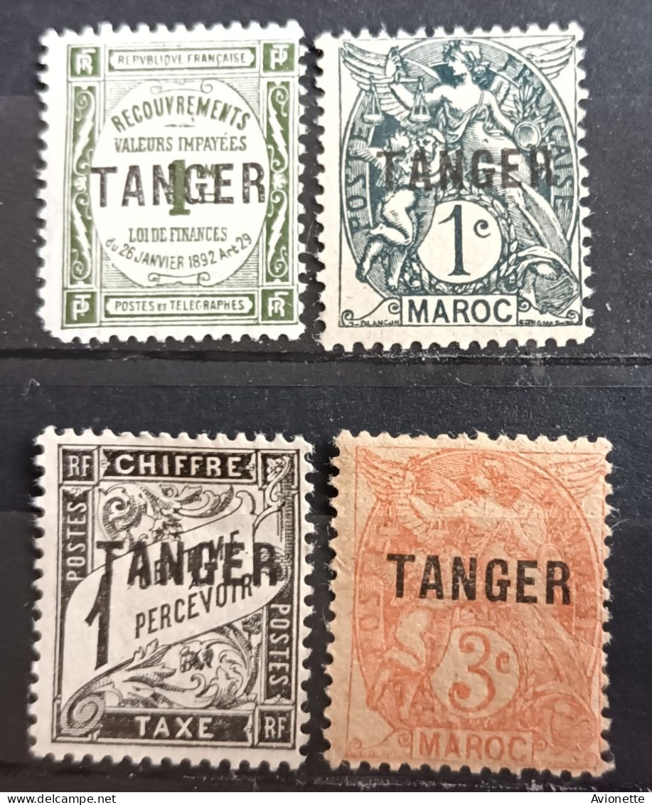 France Timbres-taxes Surcharge Tanger - Timbres-taxe