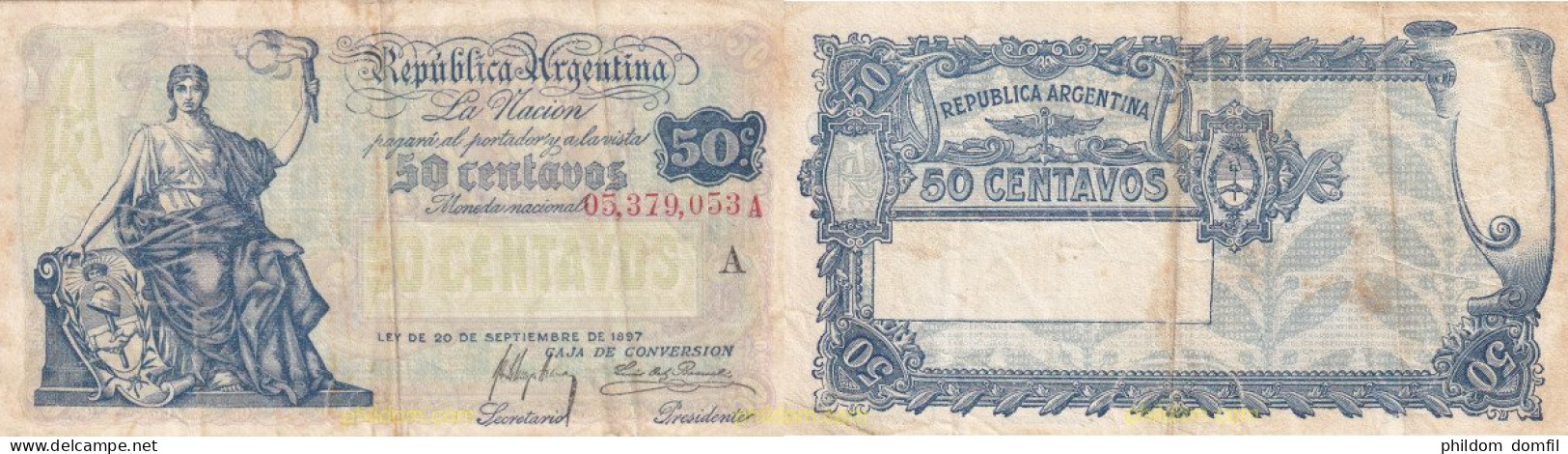1560 ARGENTINA 1935 ARGENTINA 50 CENTIMOS 1935 - Argentinië