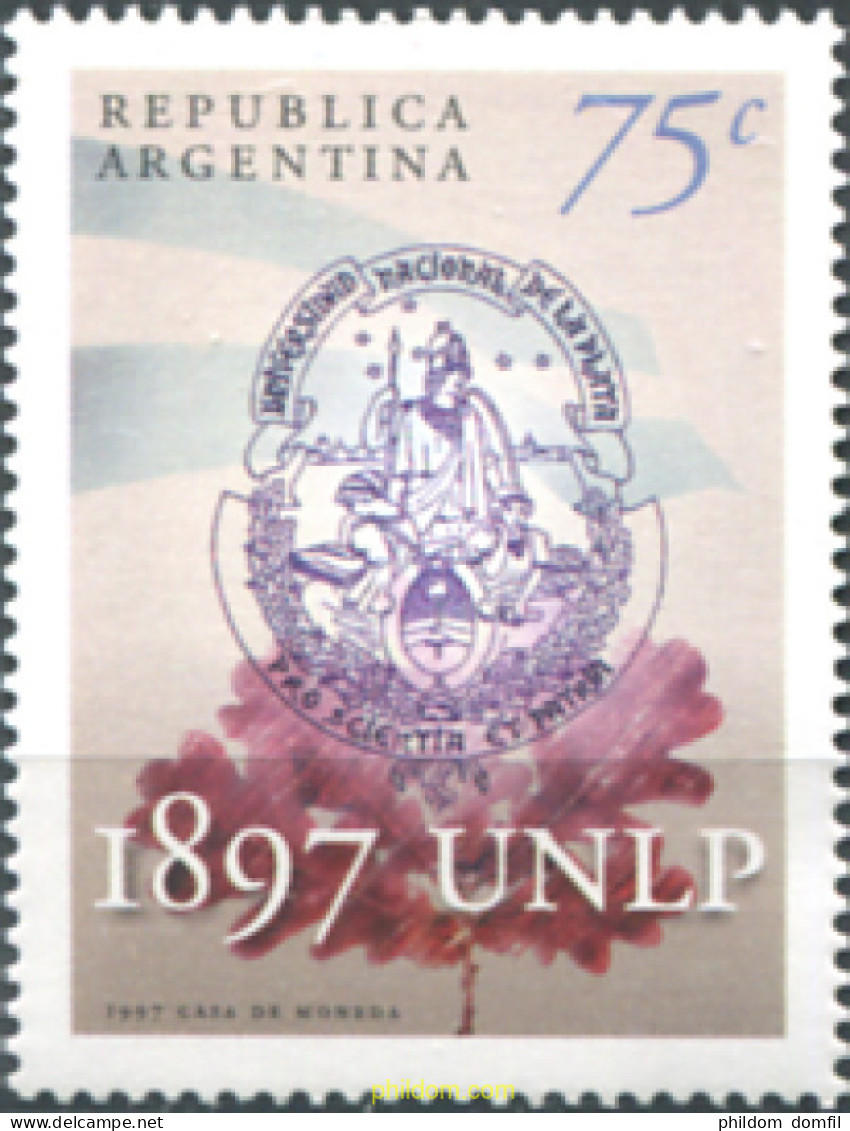 283735 MNH ARGENTINA 1997 CENTENARIO DE LA UNIVERSIDAD NACIONAL DE LA PLATA - Ongebruikt