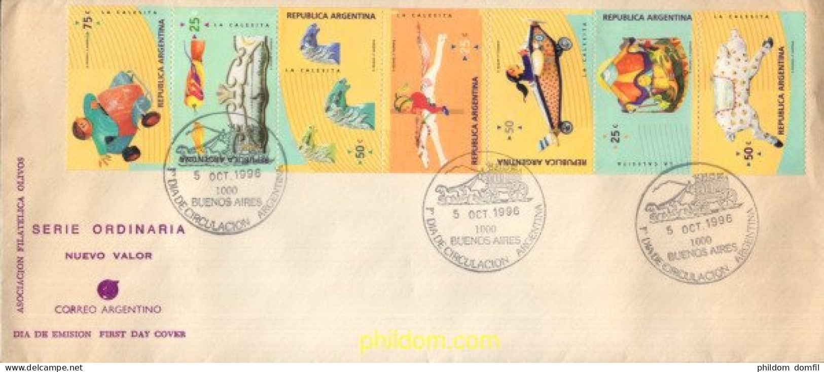715454 MNH ARGENTINA 1996 TIOVIVO - Unused Stamps