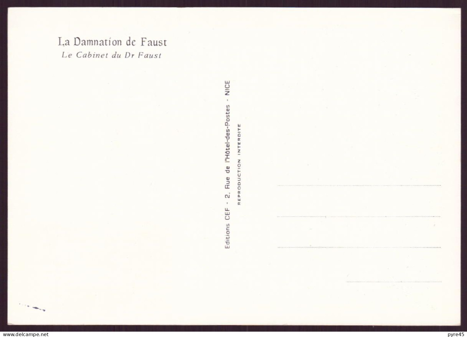 Monaco, Carte-max Du 26 Avril 1969 à Monaco " Le Cabinet Du Dr Faust " - Cartes-Maximum (CM)
