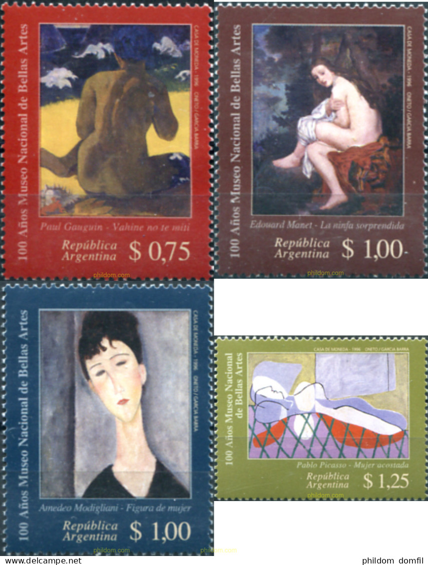 283720 MNH ARGENTINA 1996 CENTENARIO DEL MUSEO NACIONAL DE BUENOS AIRES - Unused Stamps