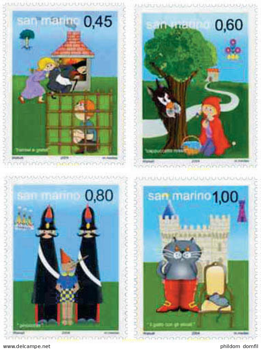 148186 MNH SAN MARINO 2004 CUENTOS INFANTILES - Unused Stamps