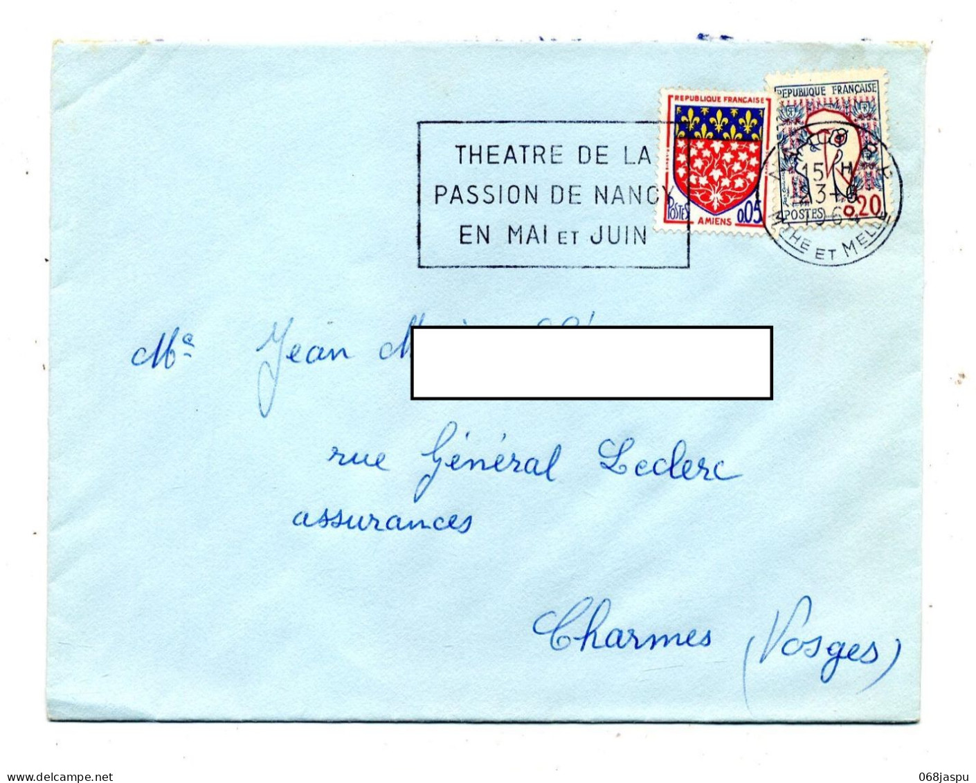 Lettre Flamme Nancy Passion - Mechanical Postmarks (Advertisement)