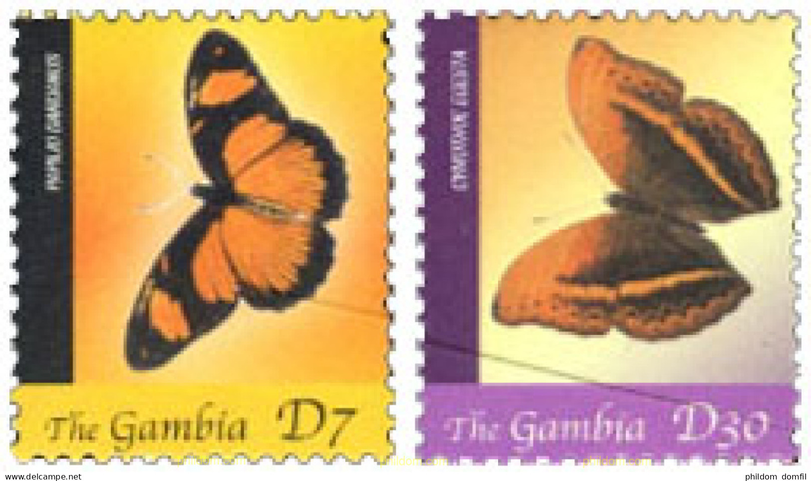 186622 MNH GAMBIA 2005 MARIPOSAS - Gambia (1965-...)