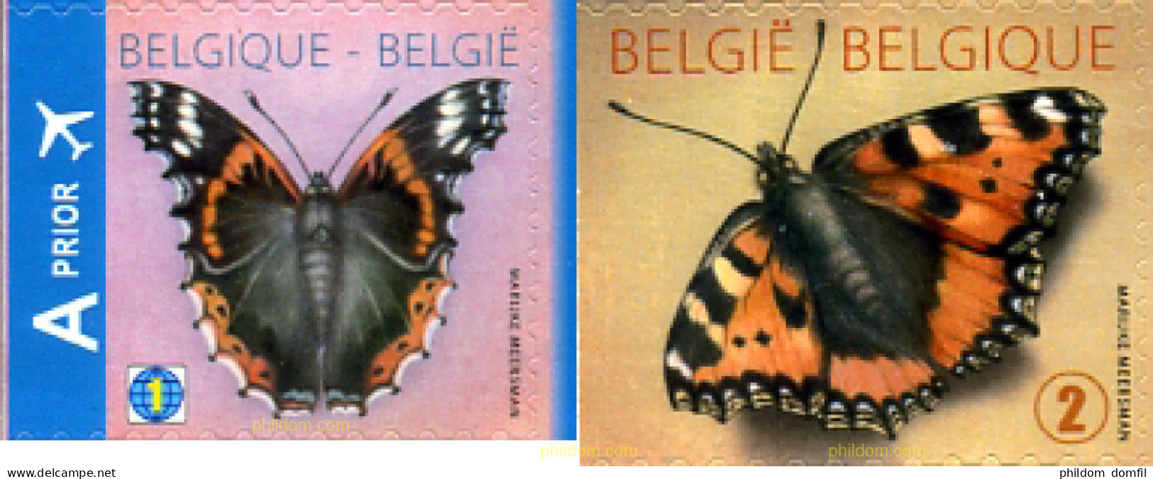 299655 MNH BELGICA 2013 MARIPOSAS - Andere & Zonder Classificatie