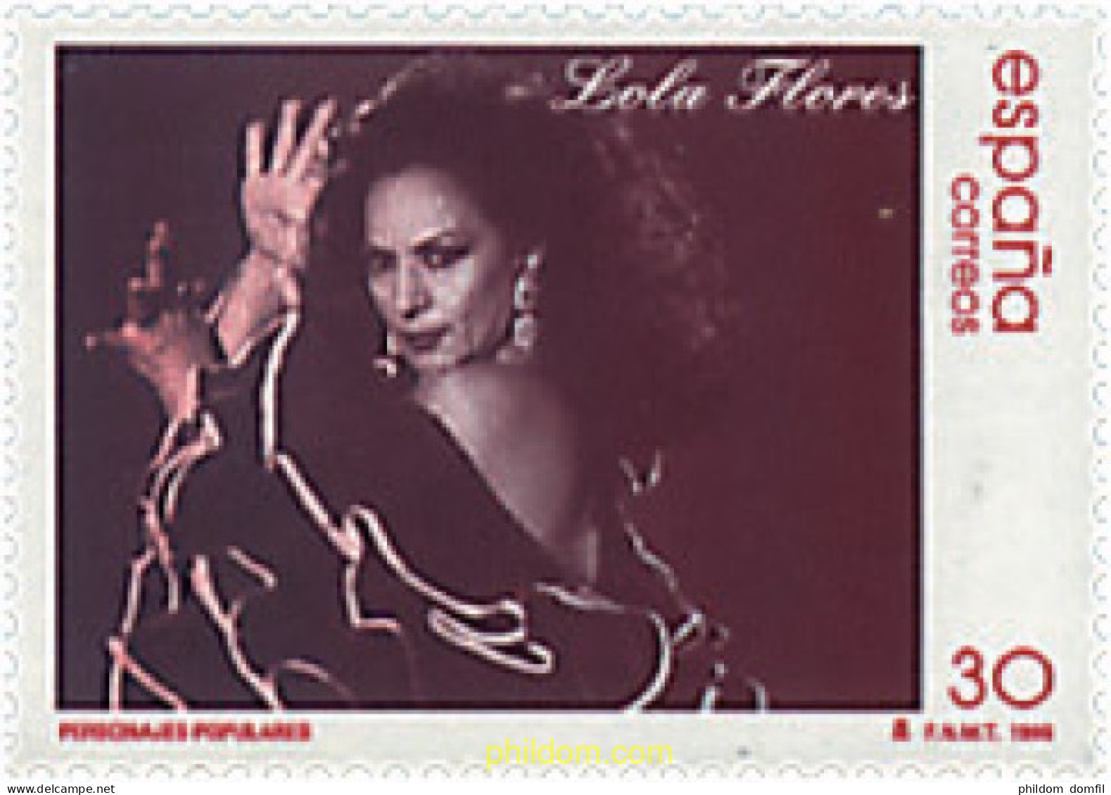 254250 MNH ESPAÑA 1996 PERSONAJES POPULARES - Unused Stamps
