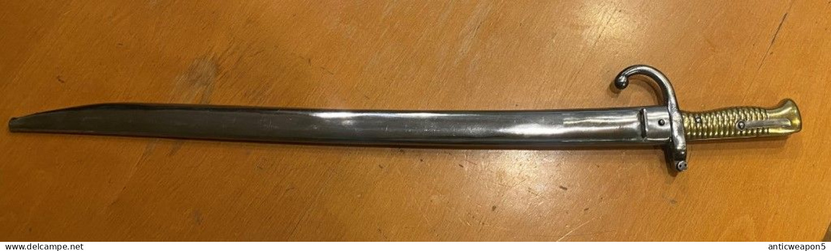 Baïonnette Pour Le Fusil Chasspot. France. M1866 (153) - Knives/Swords