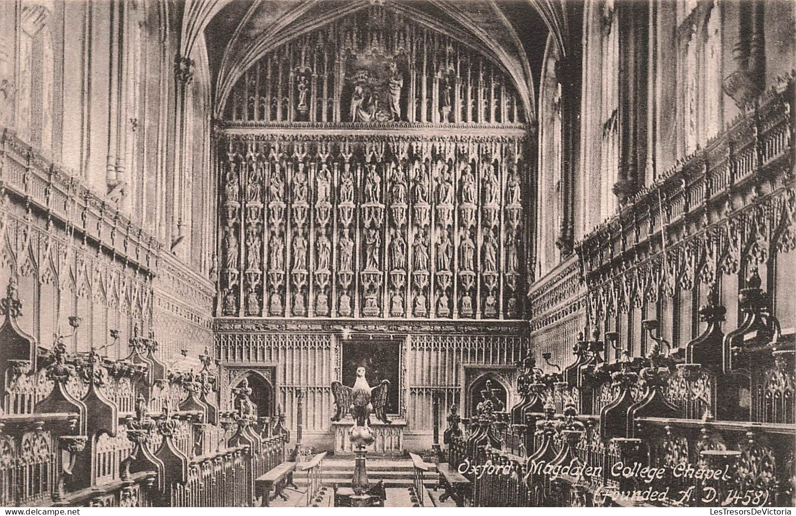 ROYAUME-UNI - Angleterre - Oxford - Magdalen College Chapel - Carte Postale Ancienne - Oxford