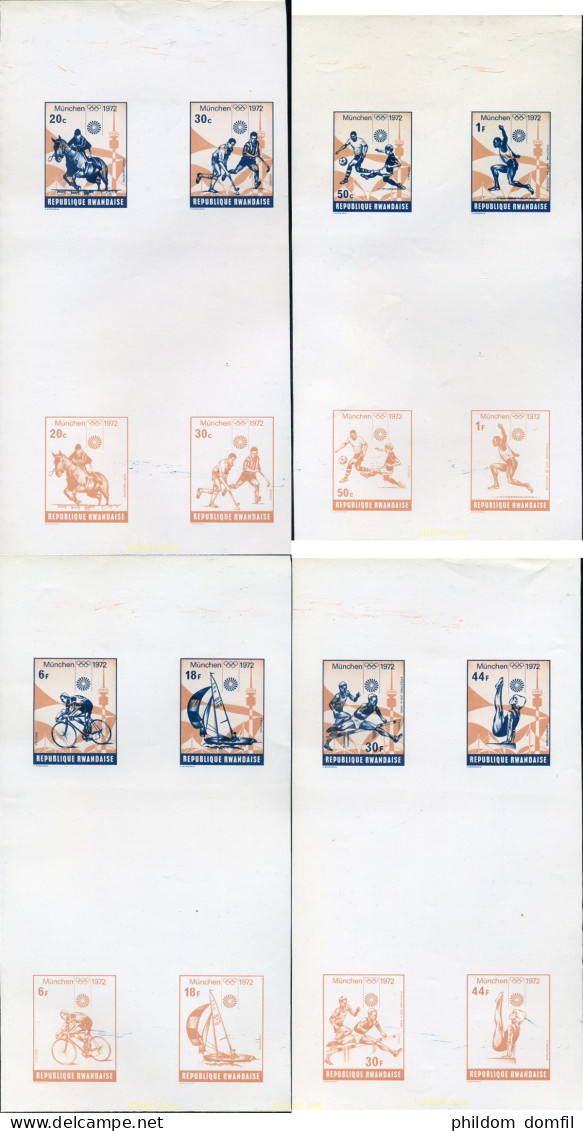 221842 MNH RUANDA 1972 20 JUEGOS OLIMPICOS VERANO MUNICH 1972 - Ongebruikt