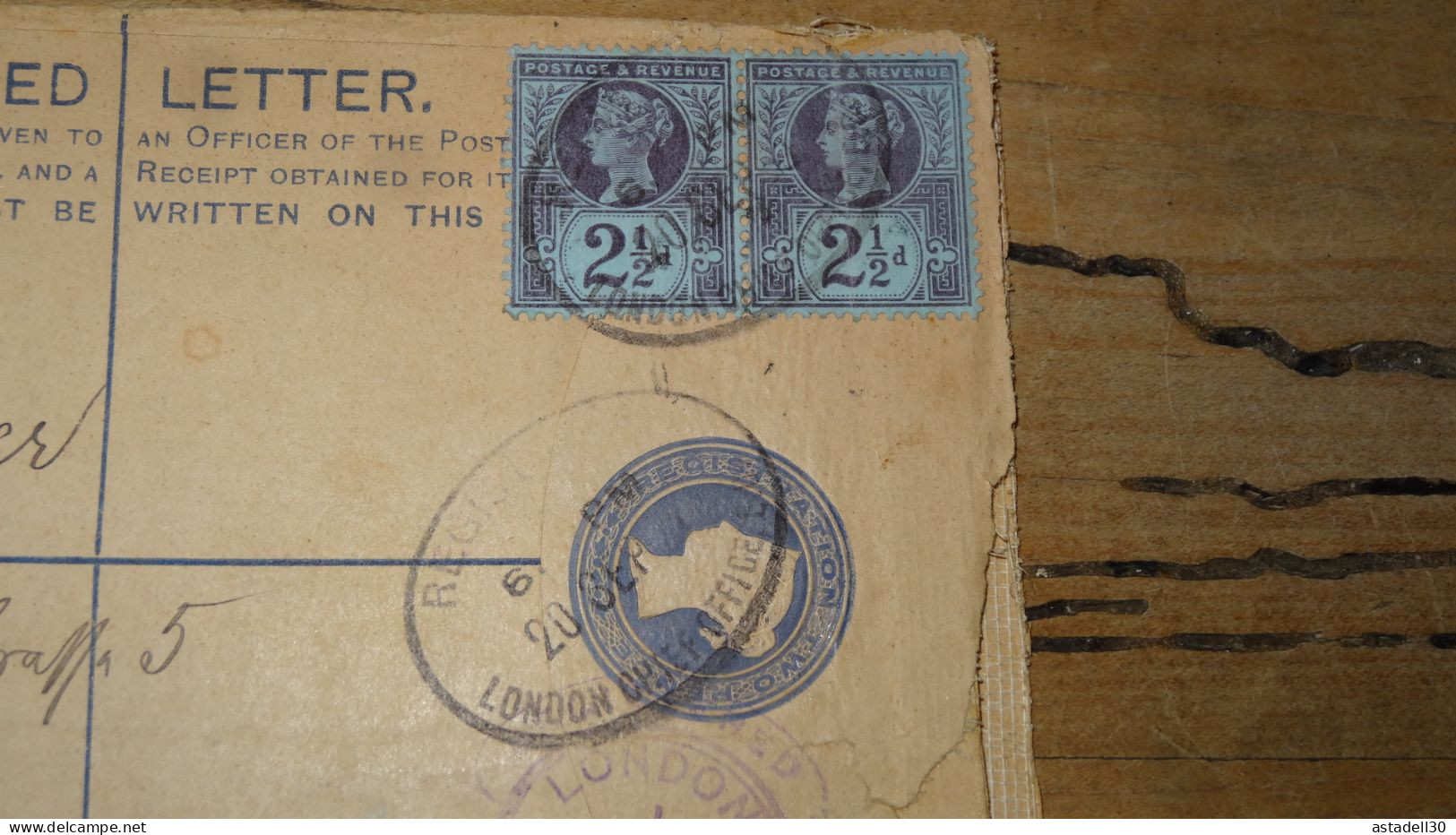 Registered Letter From London To Austria - 1899  ............ Boite1 .............. 240424-256 - Andere & Zonder Classificatie