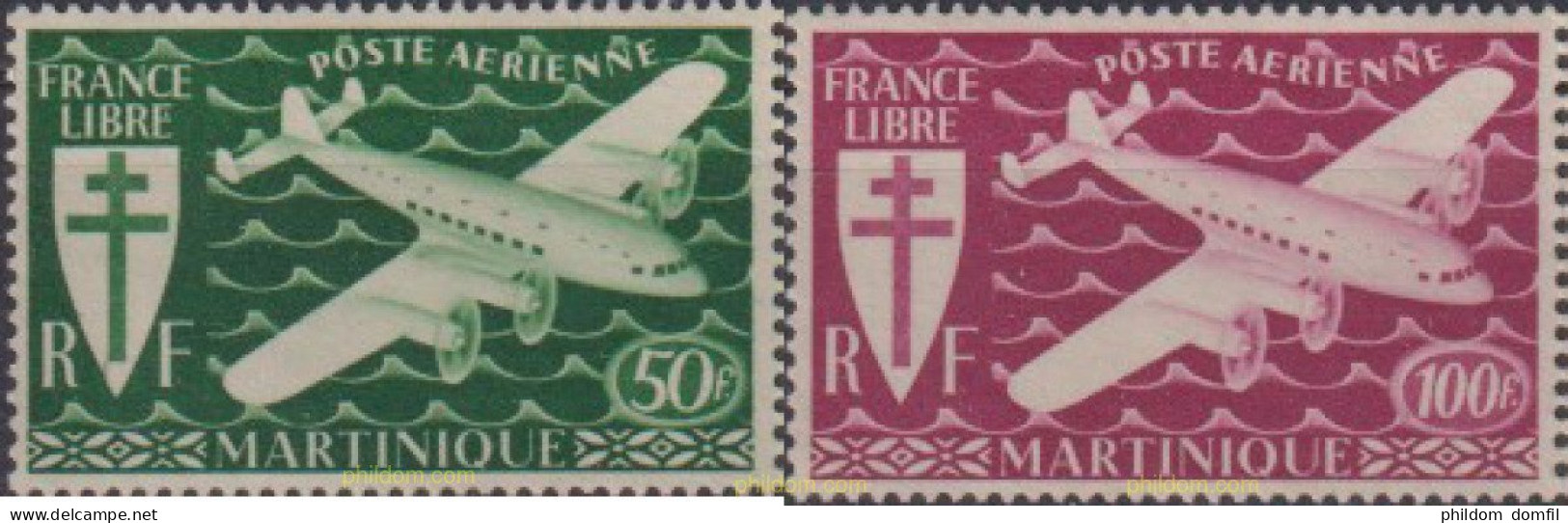 615340 MNH MARTINICA 1945 AVION - Nuovi