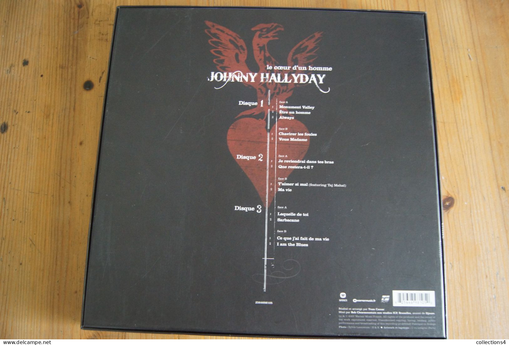 JOHNNY HALLYDAYLE COEUR D UN HOMME COFFRET 3 25 CM  2007  VALEUR+ - Rock