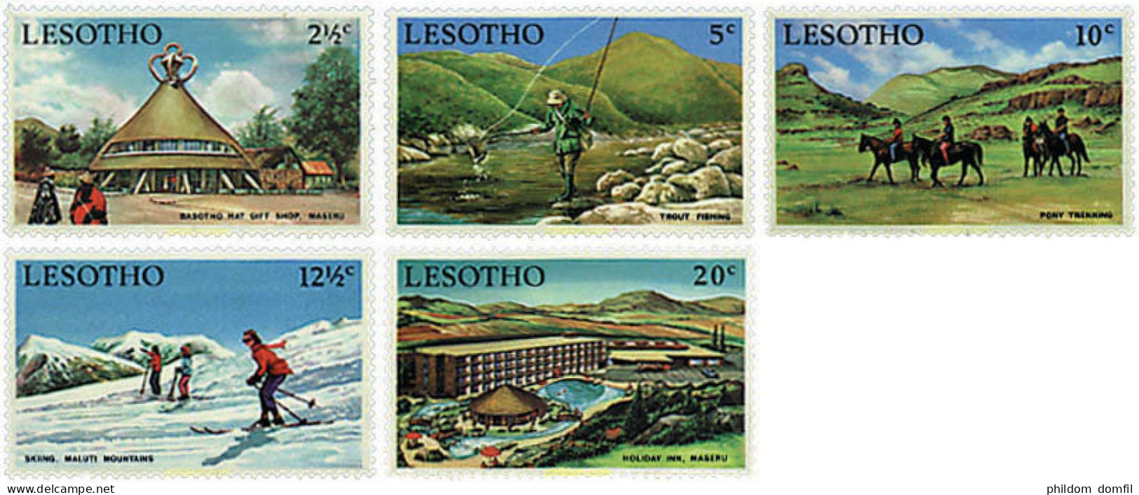 43076 MNH LESOTHO 1970 TURISMO - Lesotho (1966-...)