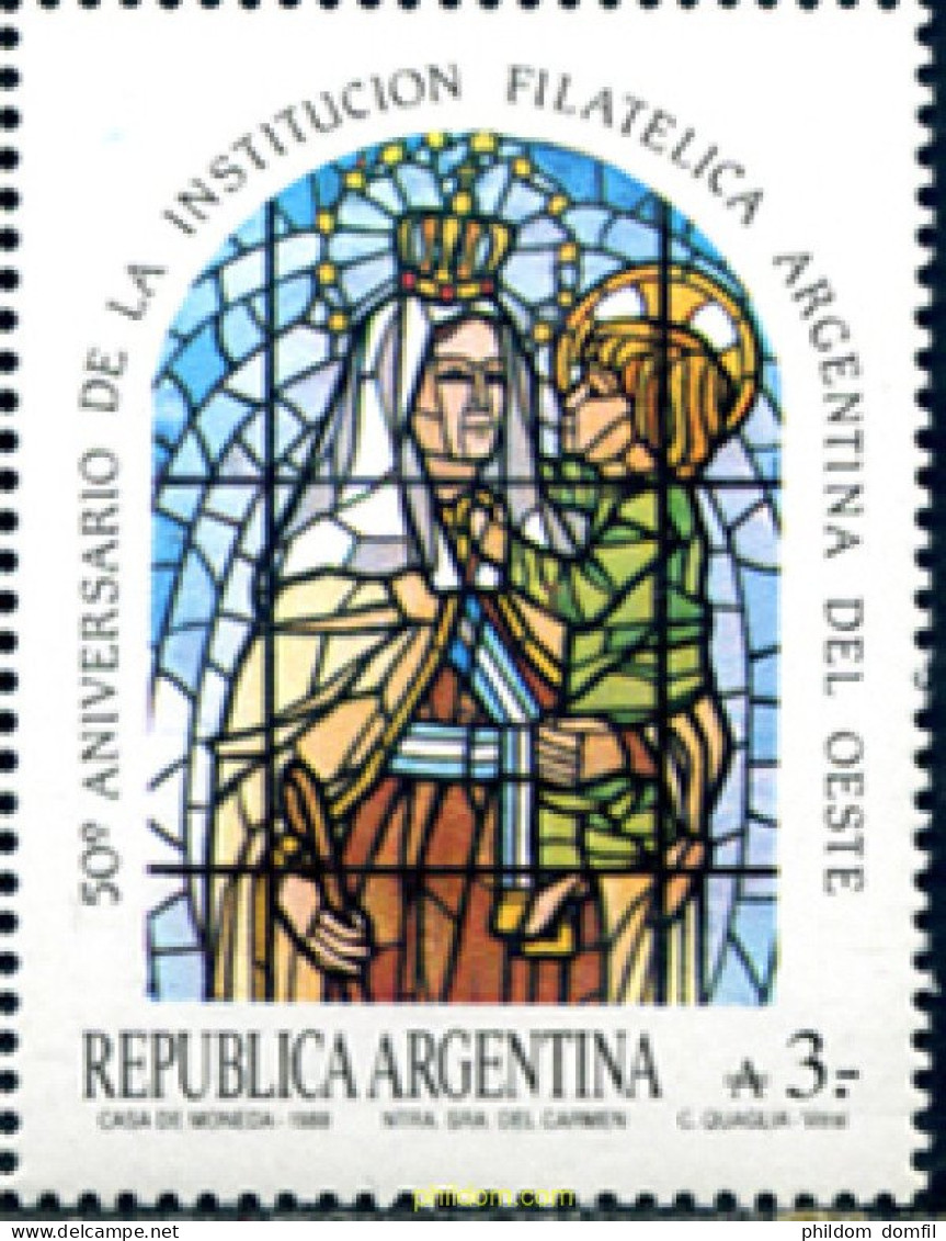 639646 MNH ARGENTINA 1988 50º ANIVERSARIO DE SOCIEDADES FILATELICAS - Nuevos