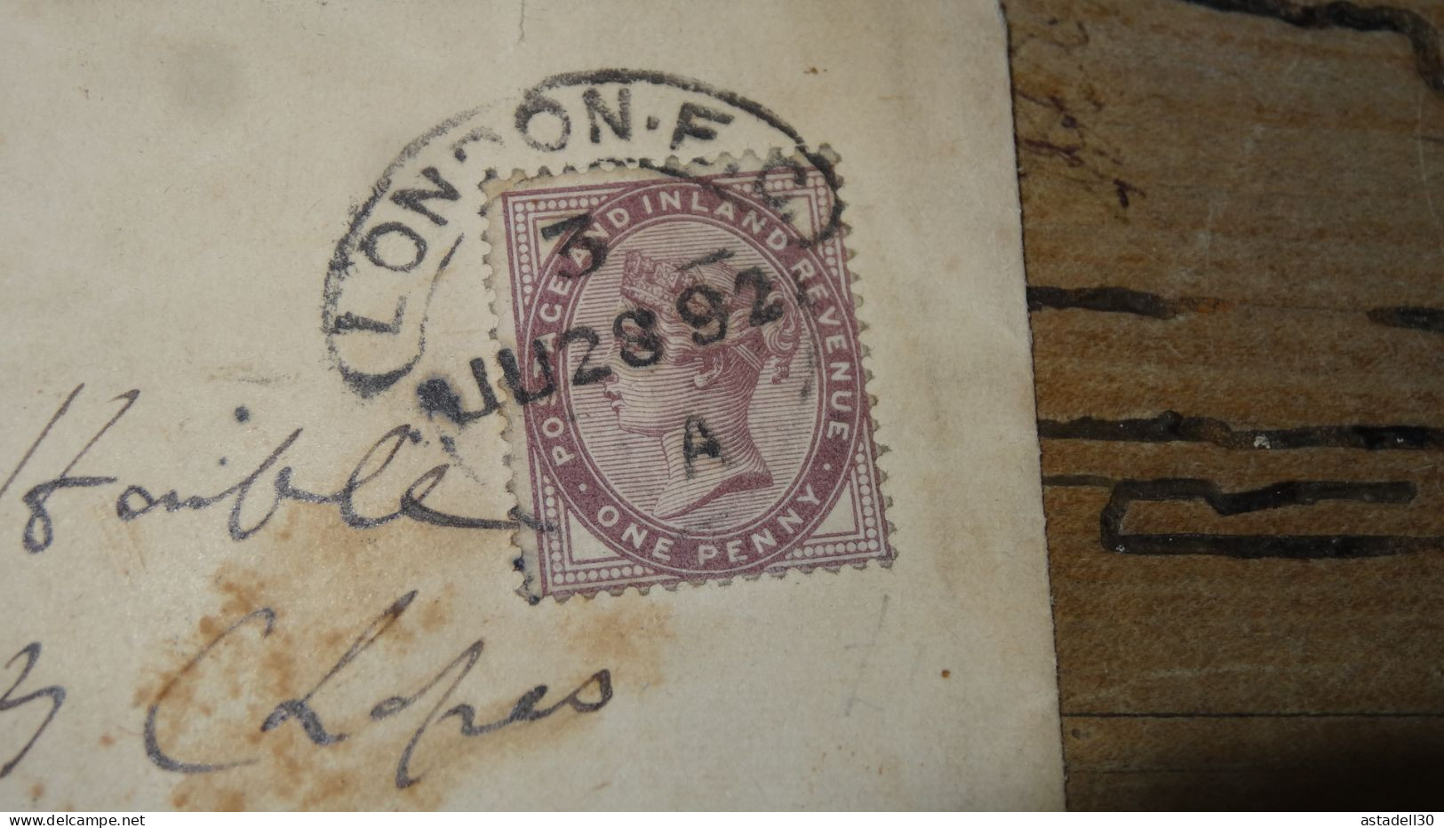 Letter From London  - 1892 ............ Boite1 .............. 240424-260 - Cartas & Documentos